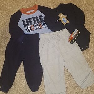 Bundle infant boys Carter's sets.